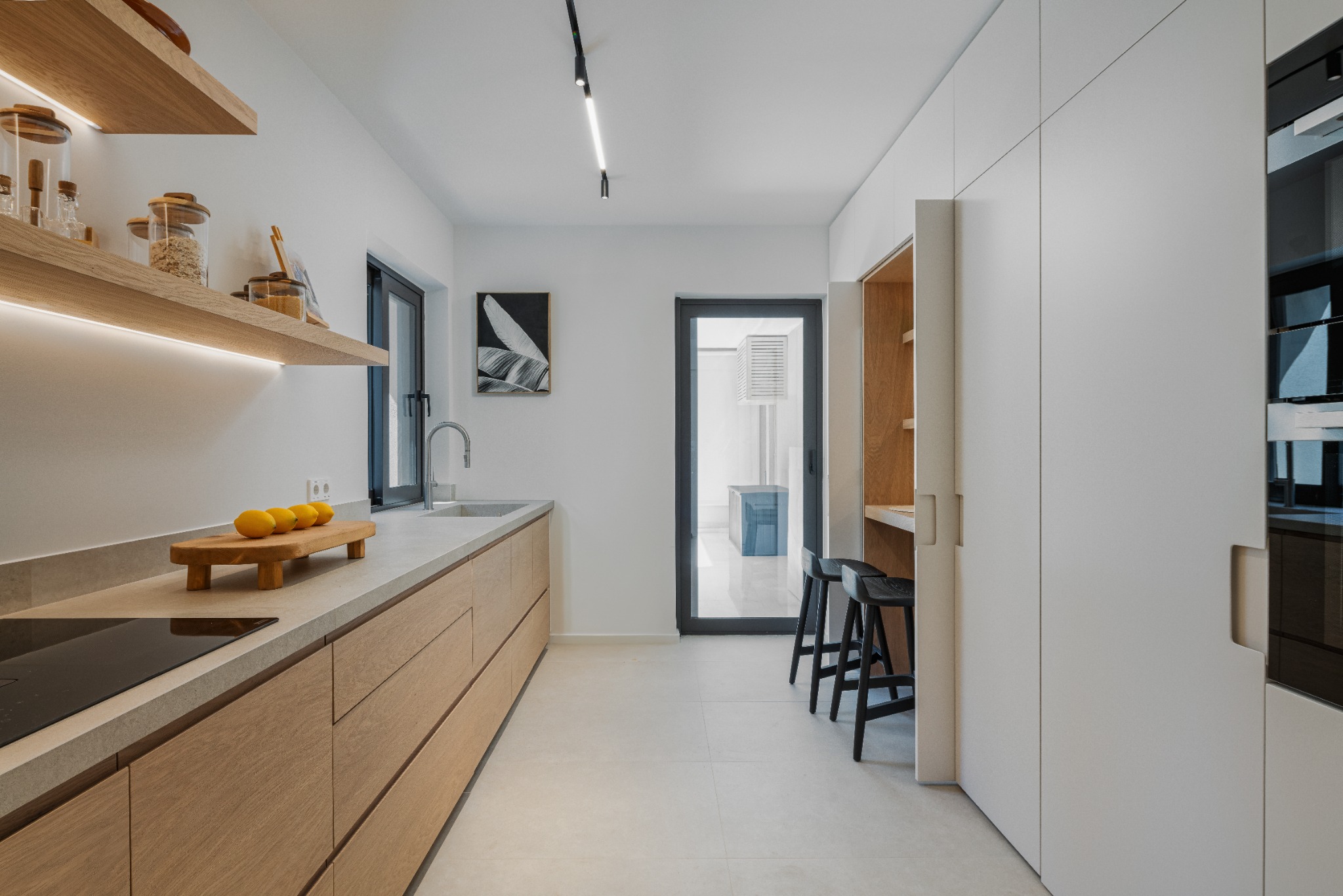 Residential Interiors — Voula, galley kitchen, photograph 4